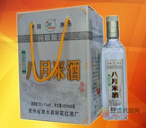 好花红八月米酒480ml