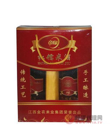 帝緣紅糯米酒500ml