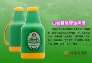 山城精装浑浊啤酒1000ml