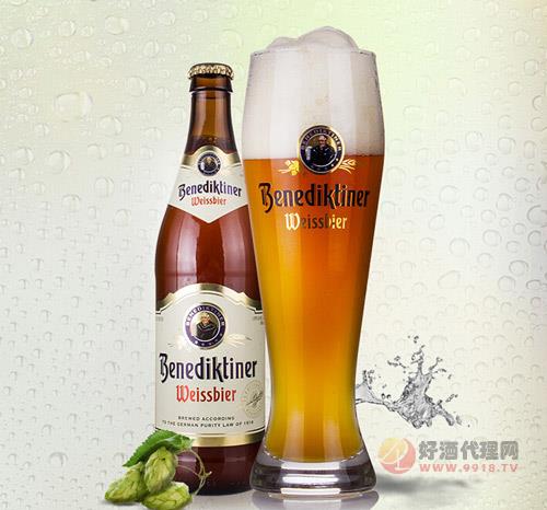 德国百帝王白啤酒500ml