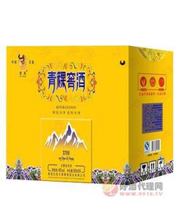 青稞窖酒3700黄箱500ml