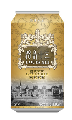 路易十三啤酒 荣耀（金)8度罐装330ml