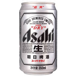 朝日超爽啤酒350ml