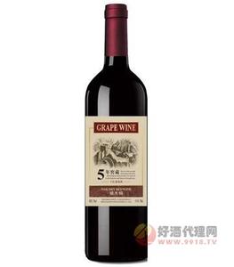 碧云天5年窖藏橡木桶干红750ml