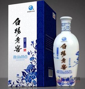 白杨老窖蓝瓷十年  500ML