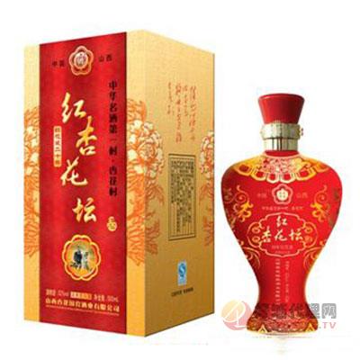 红杏花坛红花瓷二十年酒  500ML