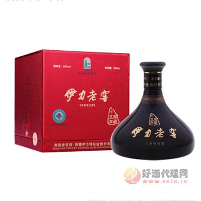 52度十五年老窖（黑坛）酒  500ML