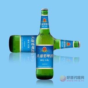 头道麦啤酒蓝色冰尊500ml