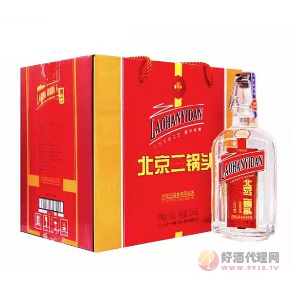 北京二锅头酒红箱42度700mlx6瓶