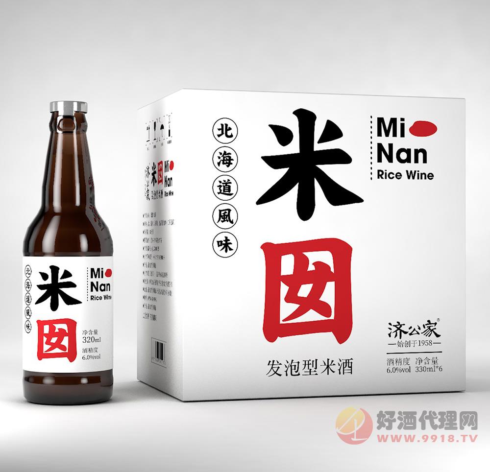 米囡發泡型米酒320mlx6瓶