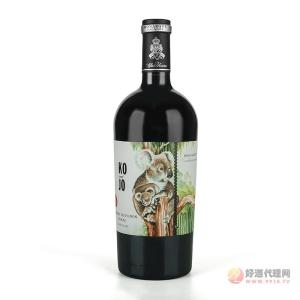 摩纳克2015 经典考拉赤霞珠西拉干红葡萄酒750ML