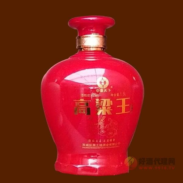 高粱王酒红瓶42度1.5L