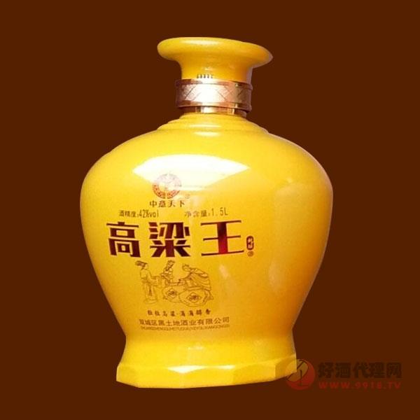 高粱王酒黄瓶42度1.5L