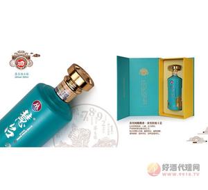 慧台玉脉酱香白酒500ml