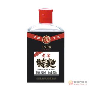 老窖特曲浓香型45度100ml